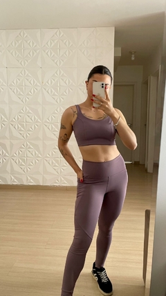 Legging SL com bolso - roxo acinzentado - comprar online