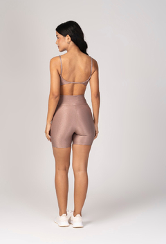 Conjunto Shorts e top LOVE - NUDE - loja online