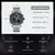 Naviforce men assist topo marca de luxo grande dial relógios do esporte dos hom