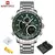 Naviforce men assist topo marca de luxo grande dial relógios do esporte dos hom