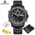 Naviforce men assist topo marca de luxo grande dial relógios do esporte dos hom na internet