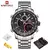 Imagem do Naviforce men assist topo marca de luxo grande dial relógios do esporte dos hom