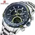 Naviforce men assist topo marca de luxo grande dial relógios do esporte dos hom - Visionario