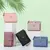 Carteiras femininas de couro do plutônio bolsa feminina mini ferrolho sólido m