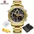 Imagem do Naviforce men assist topo marca de luxo grande dial relógios do esporte dos hom