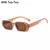 Óculos de sol retrô pequeno retângulo para mulheres, óculos de sol, proteção UV400, óculos, verão, viagens, praia, moda, óculos