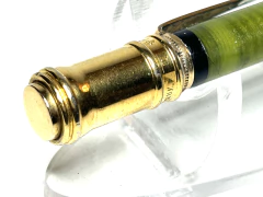 (PK-67) LAPISEIRA PARKER DUOFOLD VERDE JADE - 1930 (USA) - Posh Pen | Canetas de luxo | Entrega para todo o Brasil