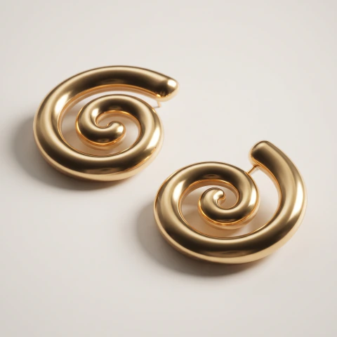 Brinco Fio Espiral
