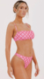Bandeau y colaless tiro alto estampada (05-26017)
