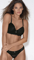 Conjunto push up soft de microfibra y puntilla con colaless (04-1979)