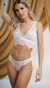 Conjunto top marilyn y less de puntilla y plumeti (05-5668) en internet