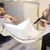 Avental de barbear para homem, avental de banheiro para homem, suporte de barba, - Detalhe Certo