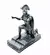 Suporte de caneta de cavaleiro executivo com capacete estátua de bronze armadur na internet
