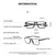 Tr90 óculos de leitura multifocal anti-luz azul, masculino e feminino, progress na internet