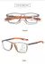 Tr90 óculos de leitura multifocal anti-luz azul, masculino e feminino, progress