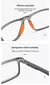Tr90 óculos de leitura multifocal anti-luz azul, masculino e feminino, progress