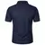 Camisa polo coreana Slim Fit de manga curta masculina, gola algodão de seda, po - comprar online