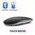 Mouse mágico silencioso sem fio, bluetooth, modo duplo, recarregável, toque fi na internet