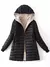 Cardigan com zíper sólido emendado roupas femininas parkas com capuz manga lon na internet