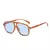 Óculos de sol quadrados de luxo feminino para homens design da marca oversized - comprar online
