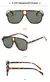 Óculos de sol quadrados de luxo feminino para homens design da marca oversized na internet