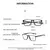 Tr90 óculos de leitura multifocal anti-luz azul, masculino e feminino, progress - Detalhe Certo