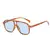 Óculos de sol quadrados de luxo feminino para homens design da marca oversized - loja online