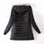 Cardigan com zíper sólido emendado roupas femininas parkas com capuz manga lon - loja online