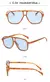 Imagem do Óculos de sol quadrados de luxo feminino para homens design da marca oversized