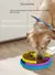 Quebra-cabeça para cães, alimentador lento, enriquecimento interativo, brinque