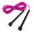 Corda de pular poker light training 2,70cm - rosa - comprar online