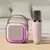 Karaoke Mini K12 Bluetooth Portátil com Microfone Duplo - SmartFaze