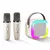 Karaoke Mini K12 Bluetooth Portátil com Microfone Duplo - SmartFaze