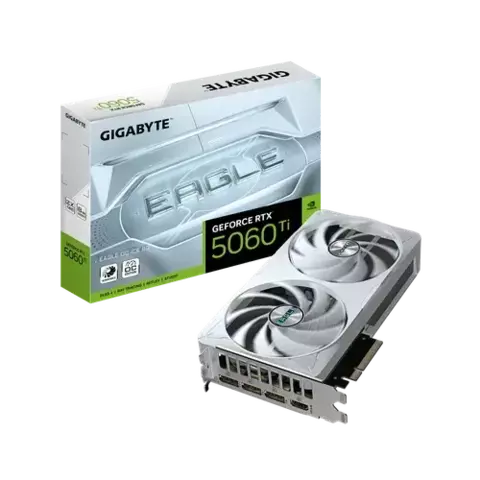 PLACA DE VIDEO GIGABYTE GEFORCE RTX 5060 TI EAGLE OC ICE 8G