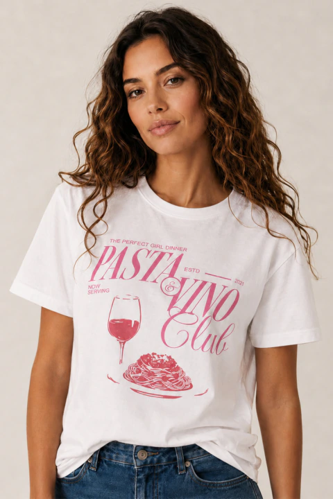 T-shirt Pasta e Vino