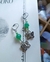 Aros Mariposa Cuarzo Verde - comprar online