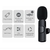 Microfone Lapela Wireless Sem Fio Para iPhone iPad Lightning