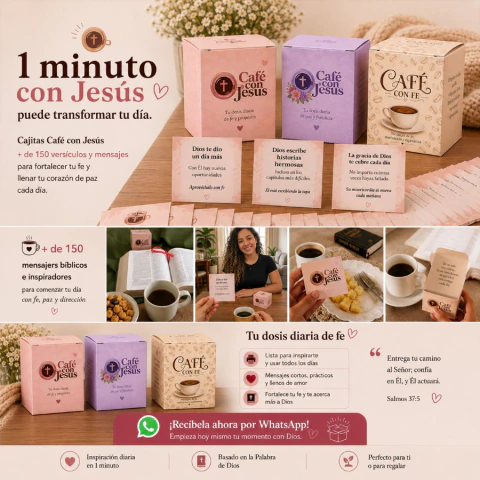 Café con Jesús - Cajita Imprimible