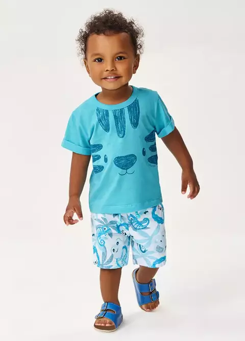 Conjunto Kiko e Kika 11787 Azul - comprar online