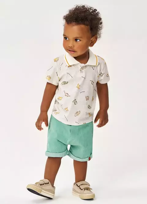 Conjunto Polo Kiko e Kika 11789 Mescla - comprar online