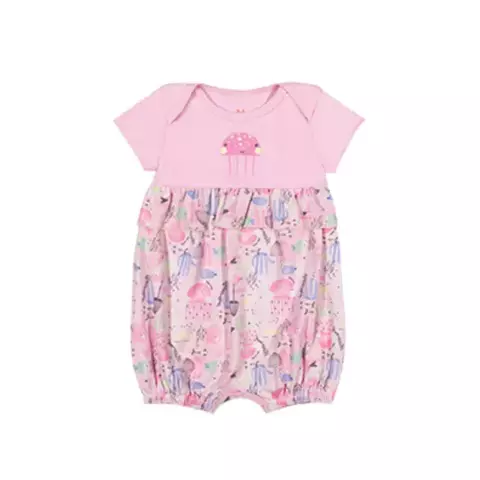 Macacão Banho de Sol Kiko e Kika 11985 Rosa - comprar online