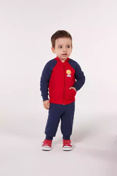 Conjunto em moletom menino Kiko e Kika inverno - comprar online