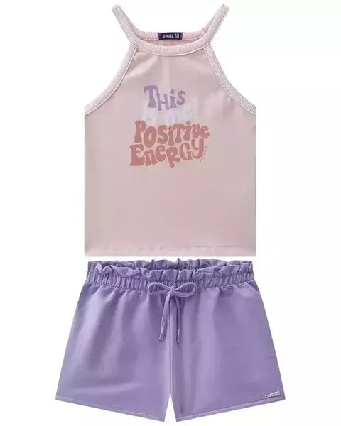 Conjunto Regata e Short Infantil Feminino Nina Go - comprar online