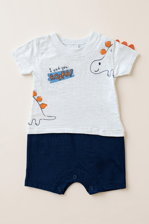 Romper dino em suedine Kiko Baby 08810 - comprar online