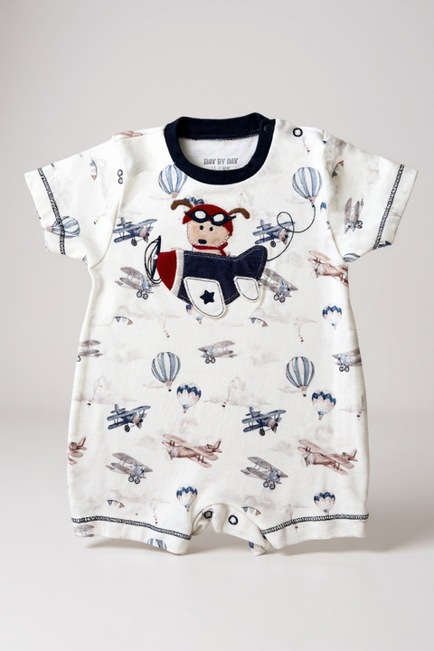 Romper em suedine avião Upi Uli 2088 - comprar online