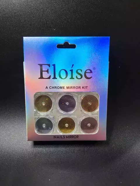 Polvo efecto metalizado X6 colores