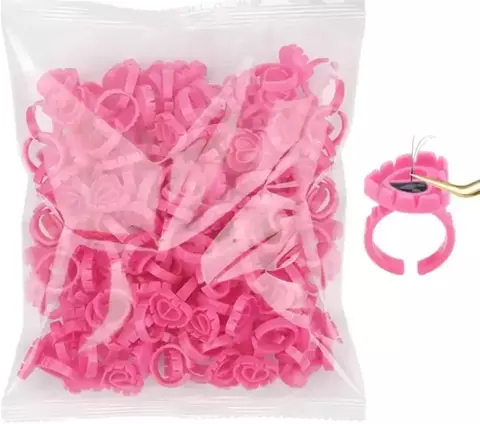 Anillo p/pestañas forma CORAZON