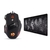 Kit Gamer Teclado Semi-mecânico RGB, Mouse RGB, MousePad LED Preto, Mousepad Mundo, Headphone Fone - loja online