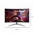 Monitor Curvo Gamer LCD 27" 180Hz 1ms Full HD Conexão HDMI e DisplayPort Bivolt