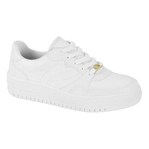 Tenis Feminino Vizzano Branco Plataforma Conforto Sola Alta